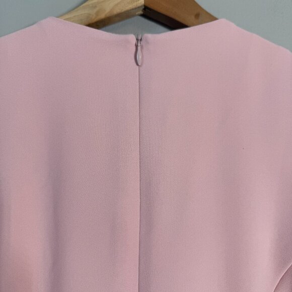 Amanda Uprichard Hudson Mini Dress Women's Small Dusty Rose Pink Ruffle NWOT - Picture 11 of 12